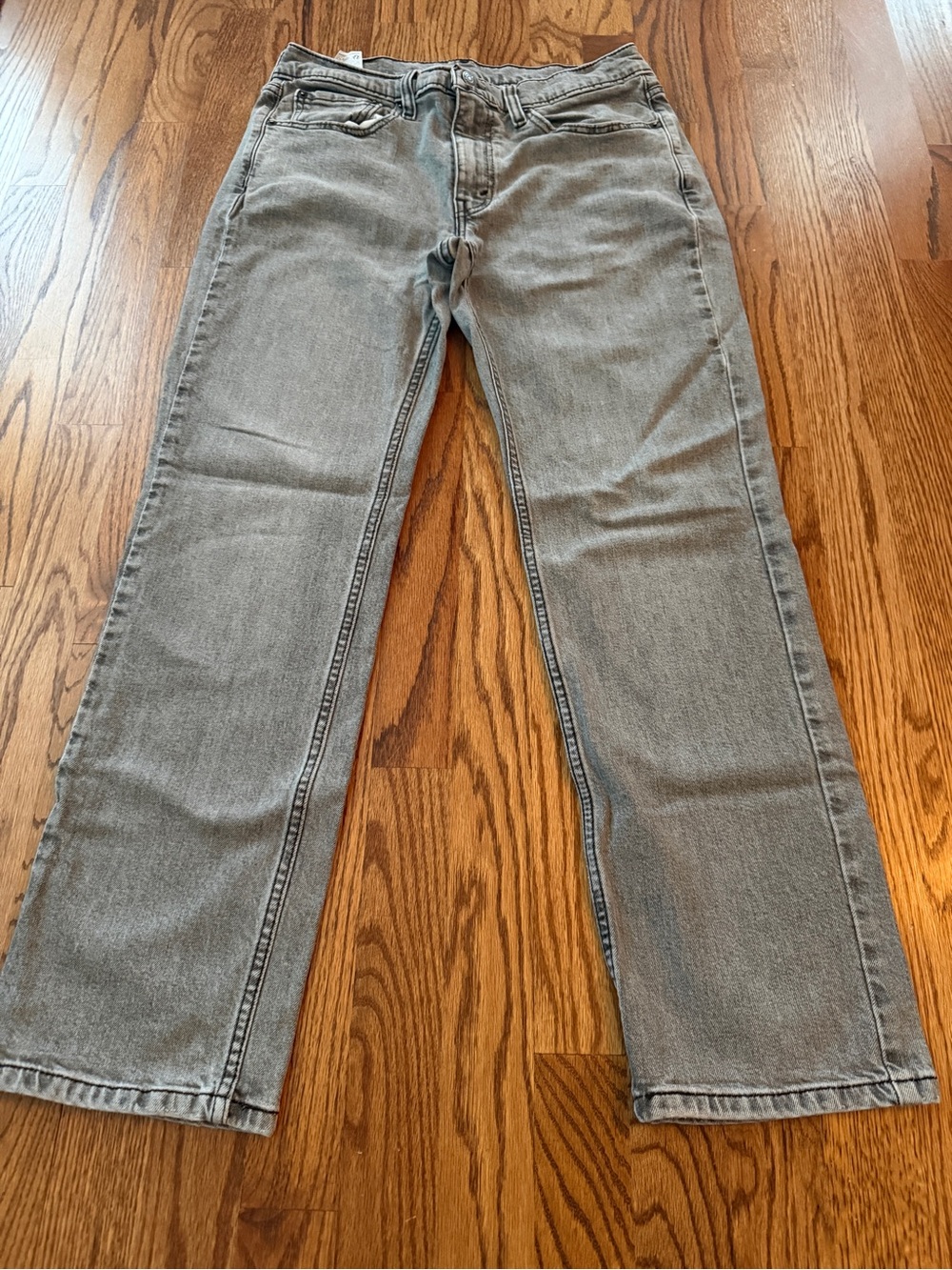 Levi's Men's Straight Jeans in Light Gray